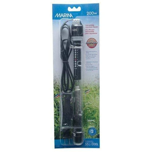 Marina Submersible Aquarium Heater 200W 27cm (200L) - Aquatic Supplies Australia