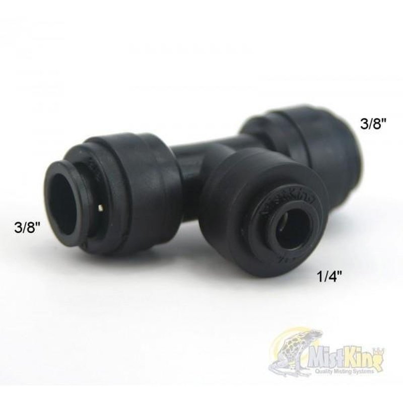 MistKing 3/8" To 1/4" Reducing Tee - Aquatic Supplies Australia
