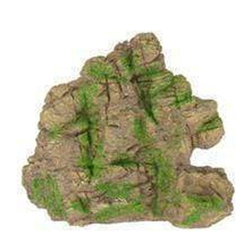 Neptune Granite Rock with Moss 26 x 22 x 12cm - Aquatic Supplies Australia