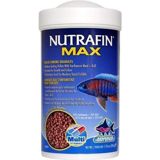 Nutrafin Max Cichild Sinking Granules - Aquatic Supplies Australia