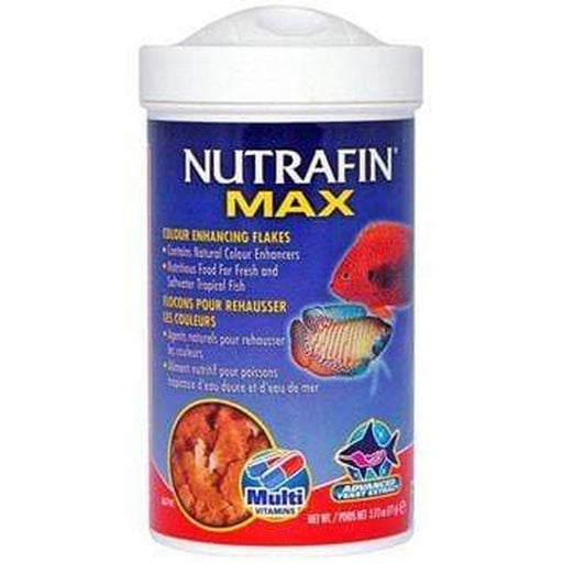 Nutrafin Max Colour Enhancing Fish Flakes - Aquatic Supplies Australia