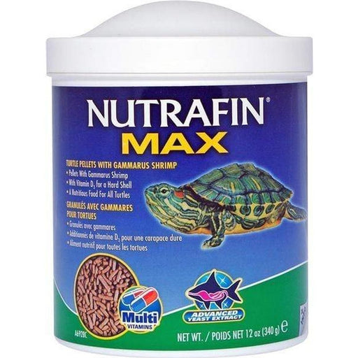 Nutrafin Max Turtle Pellets with Gammarus Shrimp 340g - Aquatic Supplies Australia