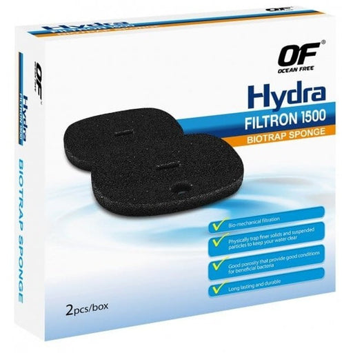 Ocean Free Hydra Filtron 1500 BioTrap Sponge 2 Pack - Aquatic Supplies Australia
