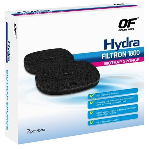 Ocean Free Hydra Filtron 1800 BioTrap Sponge 2 Pack - Aquatic Supplies Australia