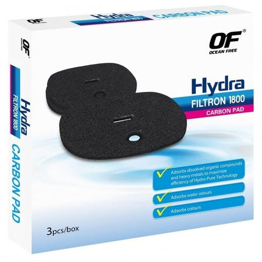 Ocean Free Hydra Filtron 1800 Carbon Pad 3 Pack - Aquatic Supplies Australia
