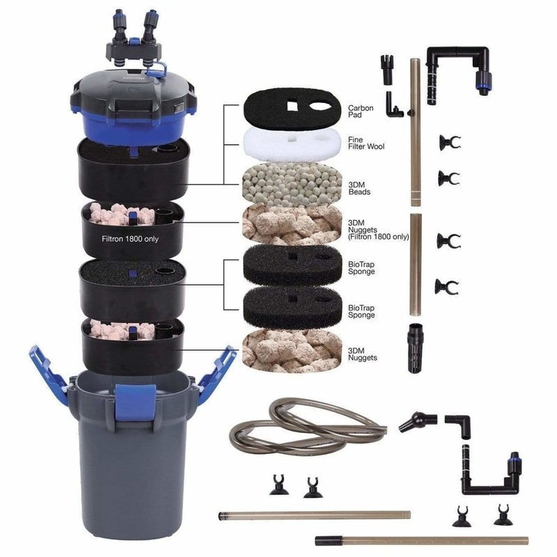 Ocean Free Hydra Filtron Canister Filter 1500 (600L, 1500L/h) - Aquatic Supplies Australia