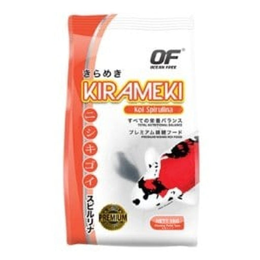 Ocean Free Kirameki Premium Koi Food Spirulina - Aquatic Supplies Australia