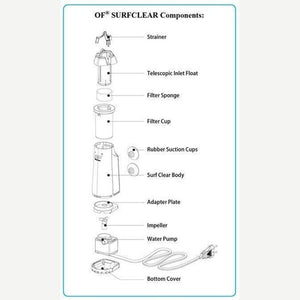 Ocean Free SurfClear Skimmer Aquatic Supplies Australia