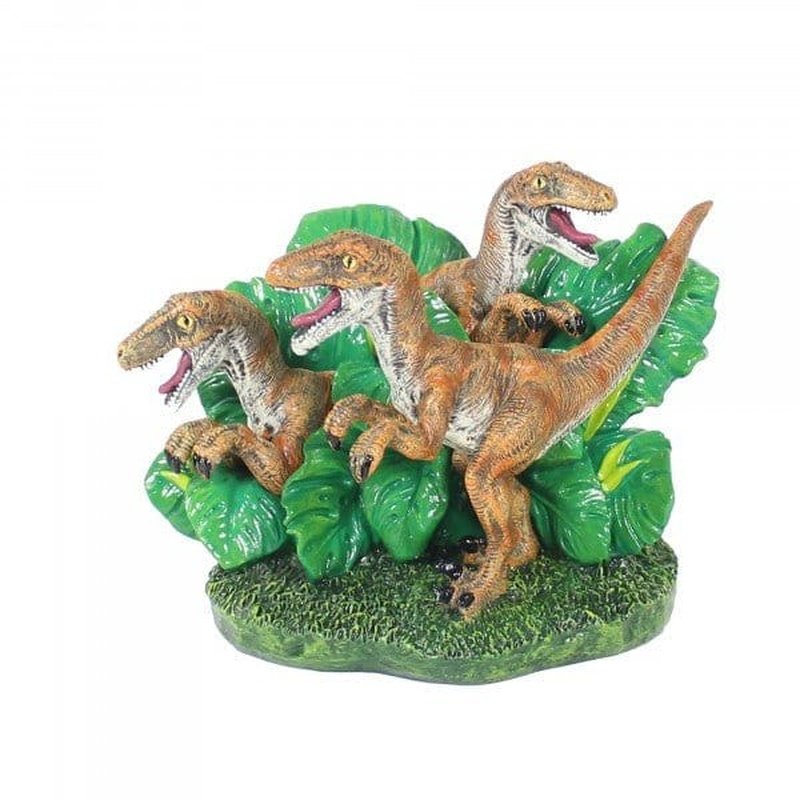 Penn-Plax Jurassic Park Velociraptors Small 10 x 8cm - Aquatic Supplies Australia