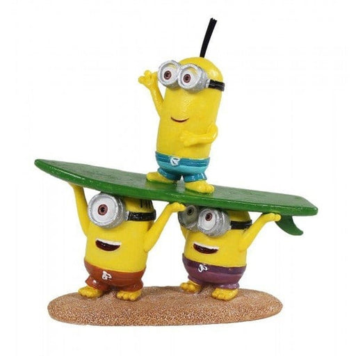 Penn-Plax Minions Beach Buddies Small, Kevin, Bob & Stuart 10 x 12cm - Aquatic Supplies Australia