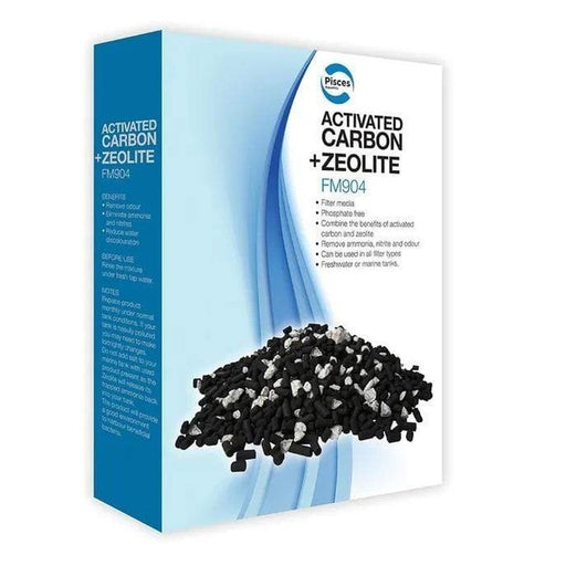 Pisces Activated Carbon & Zeolite Filter Media 400g - Aquatic Supplies Australia