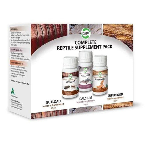 Pisces Complete Reptile Supplement Pack - Aquatic Supplies Australia