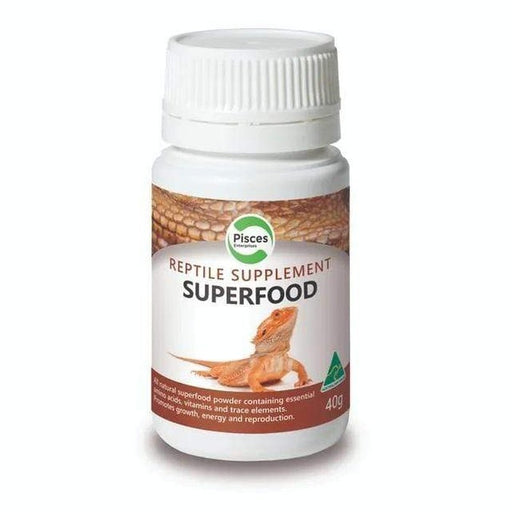 Pisces Reptile Superfood Powder 40g - Aquatic Supplies Australia