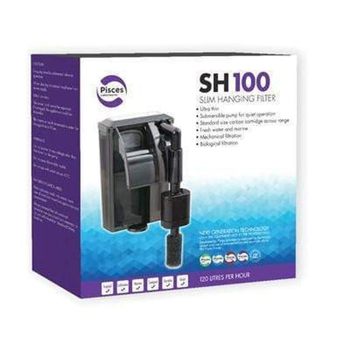 Pisces Slim Hanging Filter SH100 (25L, 120L/hr) Aquatic Supplies Australia