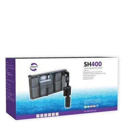 Pisces Slim Hanging Filter SH400 (80L, 320L/hr) Aquatic Supplies Australia