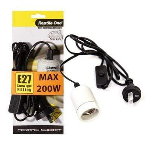 Reptile One Ceramic Socket & Lead - Aquatic Supplies Australia