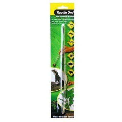 Reptile One Multi Purpose Stainless Steel Tongs 27cm - Aquatic Supplies Australia