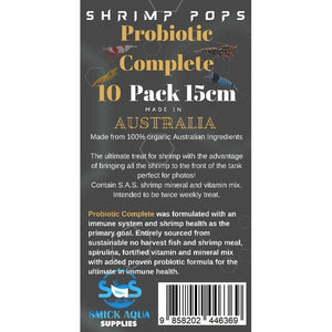 SAS Probiotic Complete Shrimp Pops 10 Pack Aquatic Supplies Australia