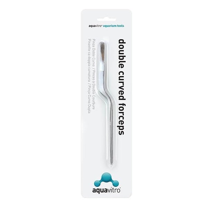 Seachem Aquavitro Double Curved Forceps 22cm - Aquatic Supplies Australia