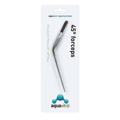 Seachem Aquvitro 45° Forceps 19cm - Aquatic Supplies Australia