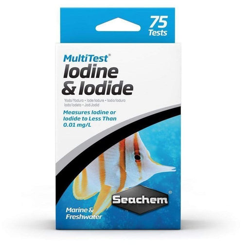 Seachem MultiTest Iodine & Iodide - Aquatic Supplies Australia