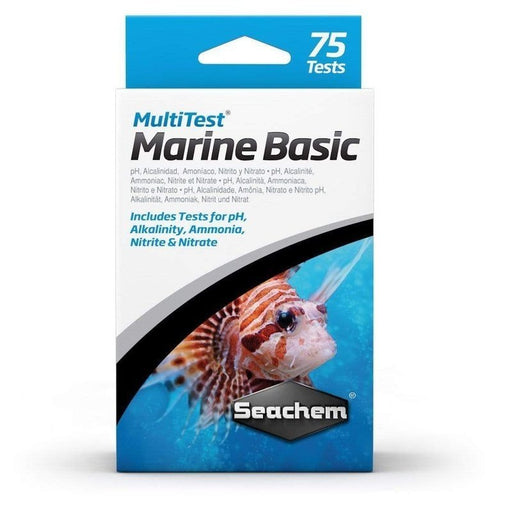 Seachem MultiTest Marine Basic - Aquatic Supplies Australia