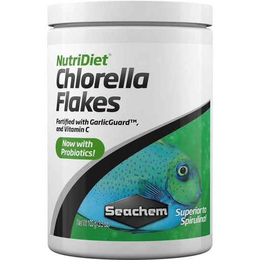 Seachem NutriDiet Chlorella Flakes with Probiotics - Aquatic Supplies Australia