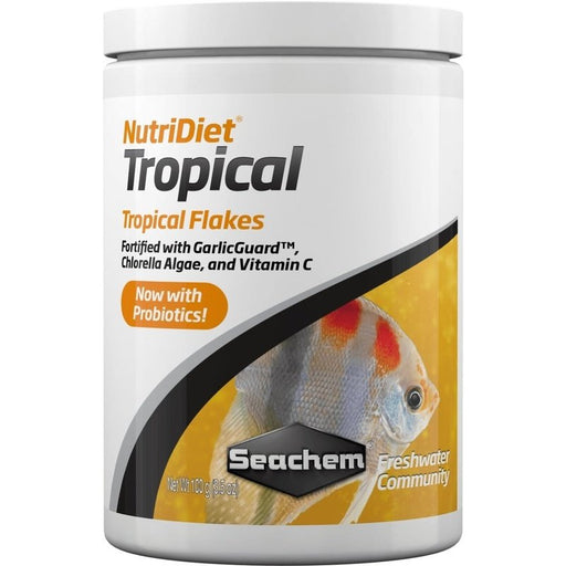 Seachem NutriDiet Tropical Flakes with Probiotics - Aquatic Supplies Australia