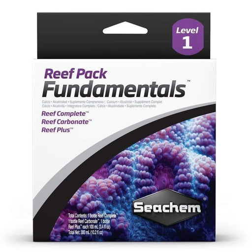 Seachem Reef Pack Fundamentals 3 x 100ml - Aquatic Supplies Australia