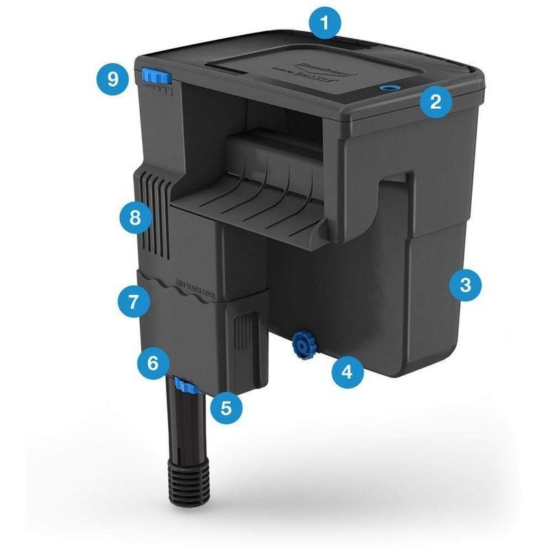 Seachem Tidal 55 Power Filter (up to 200L, 1000L/h) - Aquatic Supplies Australia