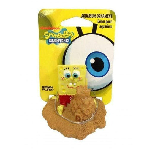 SpongeBob Squarepants with Pineapple Sand Castle 6.4cm - Aquatic Supplies Australia