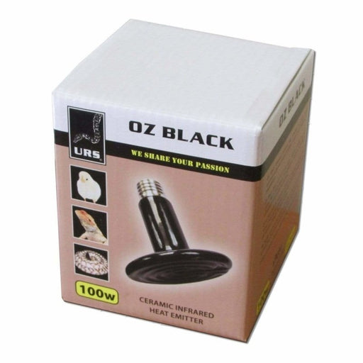 URS Ceramic Oz Black Ceramic Infrared Heat Emitter - Aquatic Supplies Australia