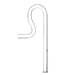 VIV Lily Outflow Glass Pipe Mini 150mm - Aquatic Supplies Australia