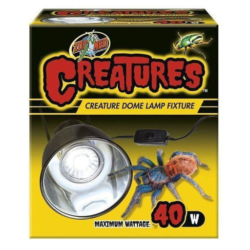 Zoo Med Creatures Dome Lamp Fixture Aquatic Supplies Australia