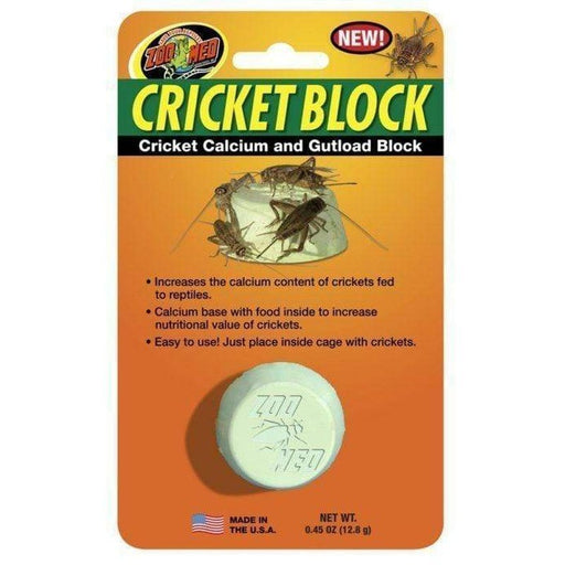 Zoo Med Cricket Block - Cricket Calcium and Gutload Block - Aquatic Supplies Australia