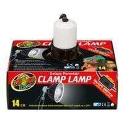 Zoo Med Deluxe Porcelain Clamp Lamp 14cm (max 100W) - Aquatic Supplies Australia