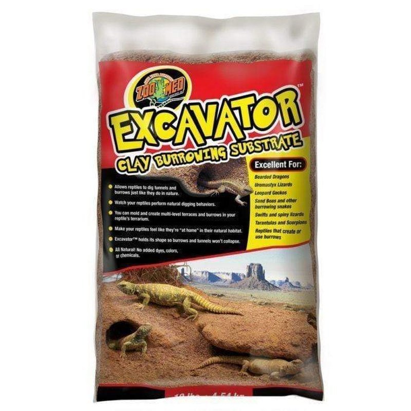 Zoo Med Excavator Clay Burrowing Substrate 9kg Bag - Aquatic Supplies Australia