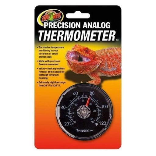 Zoo Med Precision Analog Thermometer - Aquatic Supplies Australia